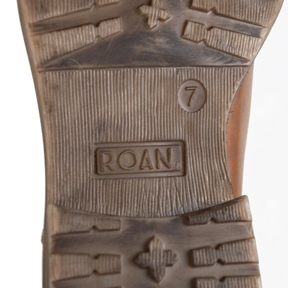 Bed Stu by Roan Leather Metal Buckles Riding Boots - Picture 9 of 10